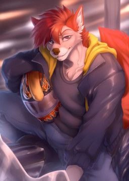 michael_thumpings_(darkflamewolf), sunnyowi, anthro, armor, biker