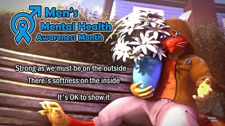 mathew_kelly, men's_mental_health_awareness_month, dragon-v0942, anthro, bench