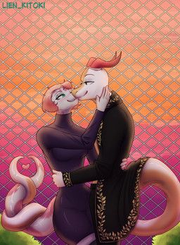mythology, lien_kitoki, 2_horns, anthro, bald