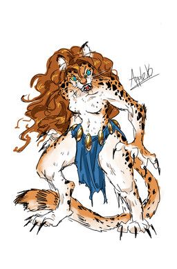 cheetah_(dc), dc_comics, anthro, applexd, bottomwear