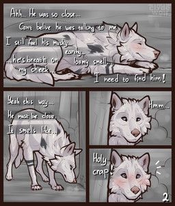 bravo_(white_talon), clyde_wolf, 2026, blush, canid