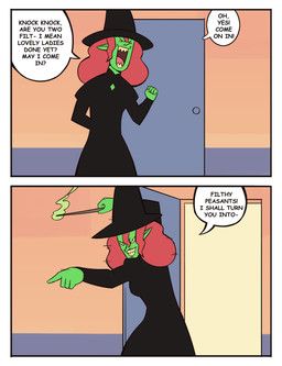 elphaba_(bonnymama7), bonnymama7, 5_fingers, black_clothing, black_dress