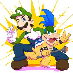 koopaling, larry_koopa, luigi, mario_bros, nintendo