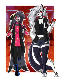 loona_(helluva_boss), octavia_(helluva_boss), hazbin_hotel, hellaverse, helluva_boss