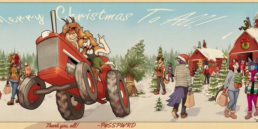 barnaby_goode_(posspowered), godzilla, grace_linde_(posspowered), christmas, godzilla_(series)