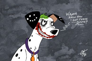 the_joker, 101_dalmatians, batman_(series), cruella_(2021_film), dc_comics