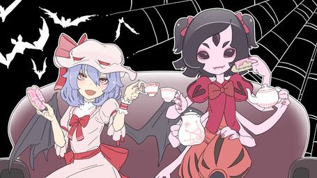 muffet, remilia_scarlet, touhou, undertale, undertale_(series)