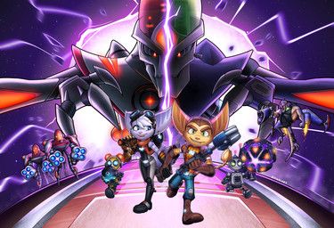 clank_(ratchet_and_clank), dr._nefarious, emperor_nefarious, kit_(ratchet_and_clank), ratchet_(ratchet_and_clank)