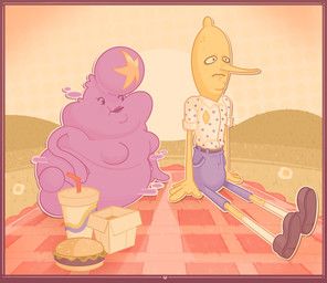 earl_of_lemongrab, lumpy_space_princess, adventure_time, cartoon_network, dinkstink