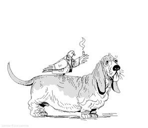 columbo, columbo_(series), leona-florianova, avian, basset_hound