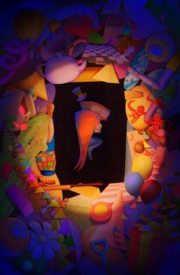 caine_(tadc), glitch_productions, the_amazing_digital_circus, utah_teapot, pasteldraqon