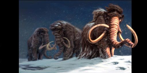 grazianoroccatani, brown_body, brown_fur, elephantid, feral