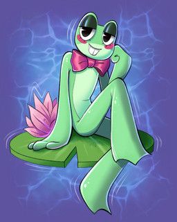 ribbit_(tadc), glitch_productions, the_amazing_digital_circus, noble-crimson, amphibian