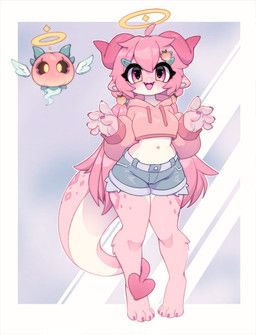 mediocre_peach, 4_toes, 5_fingers, ahoge, anthro
