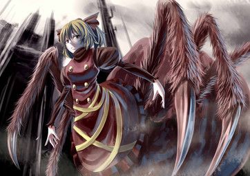 yamame_kurodani, touhou, pijirion, accessory, arachnid