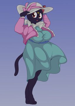 luna_(sailor_moon), sailor_moon_(series), eugenemcgreen, anthro, blush