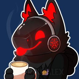 starpupalex, anthro, beverage, black_body, black_fur