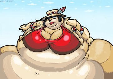 june_coyote, virus-20, anthro, belly, big_belly