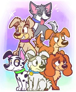 chip_(pound_puppies), ginger_(pound_puppies), patches_(pound_puppies), pepper_(pound_puppies), puddles_(pound_puppies)