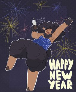 bule_(buleruby), new_year, new_year_2026, buleruby, 3_fingers