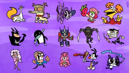 lucky_(pound_puppies), penguin_(pictureka!), strawberry_shortcake_(character), tiny_head_(ttws), twilight_sparkle_(mlp)