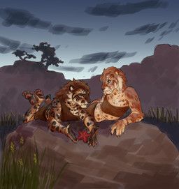fan_character, ecos_la_brea, lionmarushka, anthro, anthrofied