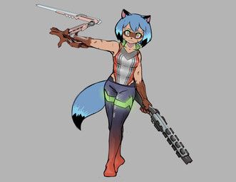 michiru_kagemori, v_(cyberpunk_2077), brand_new_animal, cd_projekt_red, cyberpunk_2077