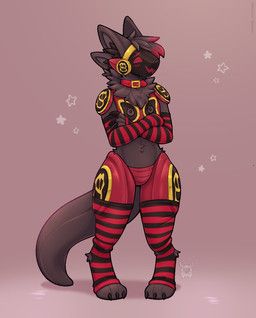 fleurfurr, 3_toes, anthro, arm_warmers, armor