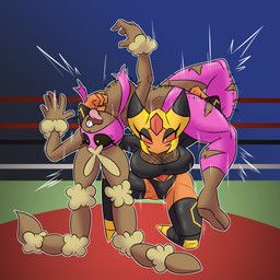 nintendo, pokemon, hallowthorn, anthro, arthropod