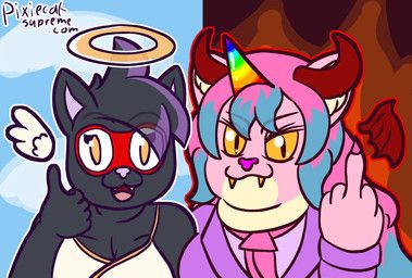 cloe_(pixiecatsupreme), lilly_pawpad, mythology, pixiecatsupreme, angel
