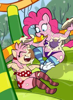 amy_rose, pinkie_pie_(mlp), friendship_is_magic, hasbro, my_little_pony