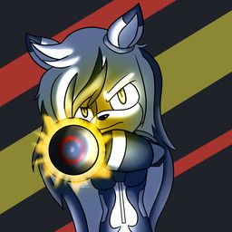 thetis_(bonjolasermaster), zboys, aiming_at_viewer, aiming_gun, amber_eyes