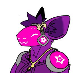 female, fur, machine, pink_screen, protogen