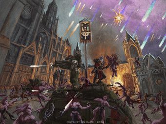 el_pollo, mesune, sister_of_battle, warhammer_(franchise), warhammer_40000