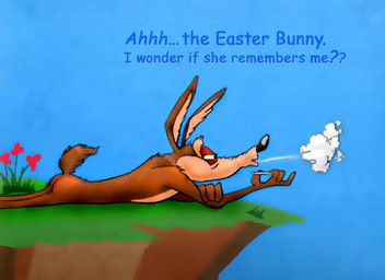 ralph_e._wolf, wile_e._coyote, easter, looney_tunes, warner_brothers