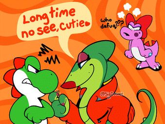 birdo_(character), lulu_(super_mario_world), yoshi_(character), dic_entertainment, mario_bros