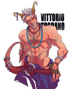 vittorio_toscano, dead_by_daylight, amon_sheep, 2_horns, 5_fingers