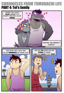 ethan_(t0l0k), gabo_(t0l0k), mordecai_(t0l0k), t0l0k_(character), t0l0k