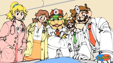 bowser, dr._bowser, dr._daisy, dr._luigi, dr._mario_(character)