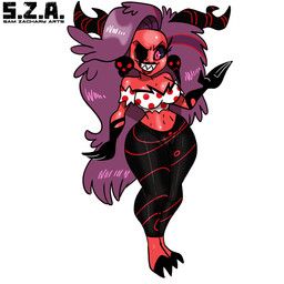 martha_(helluva_boss), hellaverse, helluva_boss, samyueru_zackari, 2_horns