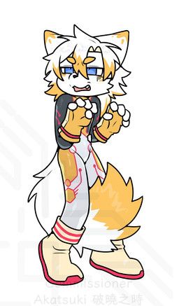 morria_a, 5_fingers, anthro, big_tail, blonde_eyebrows