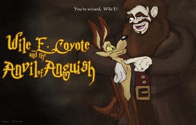 rubeus_hagrid, wile_e._coyote, harry_potter_(series), looney_tunes, warner_brothers