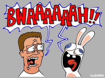 hank_hill, king_of_the_hill, raving_rabbids, rayman_(series), ubisoft