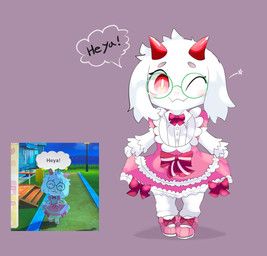 ralsei, deltarune, tomodachi_life, undertale_(series), nyota_(artist)