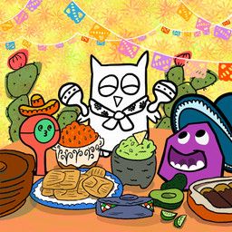 avatar_6_(fixytext), pink_(quiplash), sexy_owl_(jackbox), cinco_de_mayo, drawful