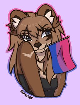 emma_(berketex), berketex, anthro, bisexual_pride_colors, black_clothing