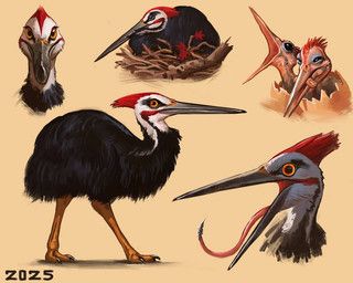 lethal_company, alexpahomov, avian, beak, bird