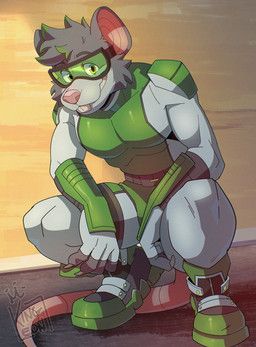 amprat, k1ngl30n, anthro, boots, buckteeth