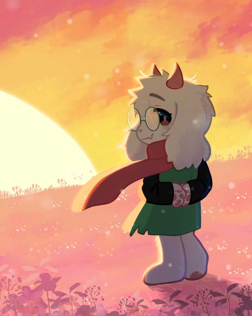 ralsei, deltarune, undertale_(series), yukiyuno1760617, 2_horns