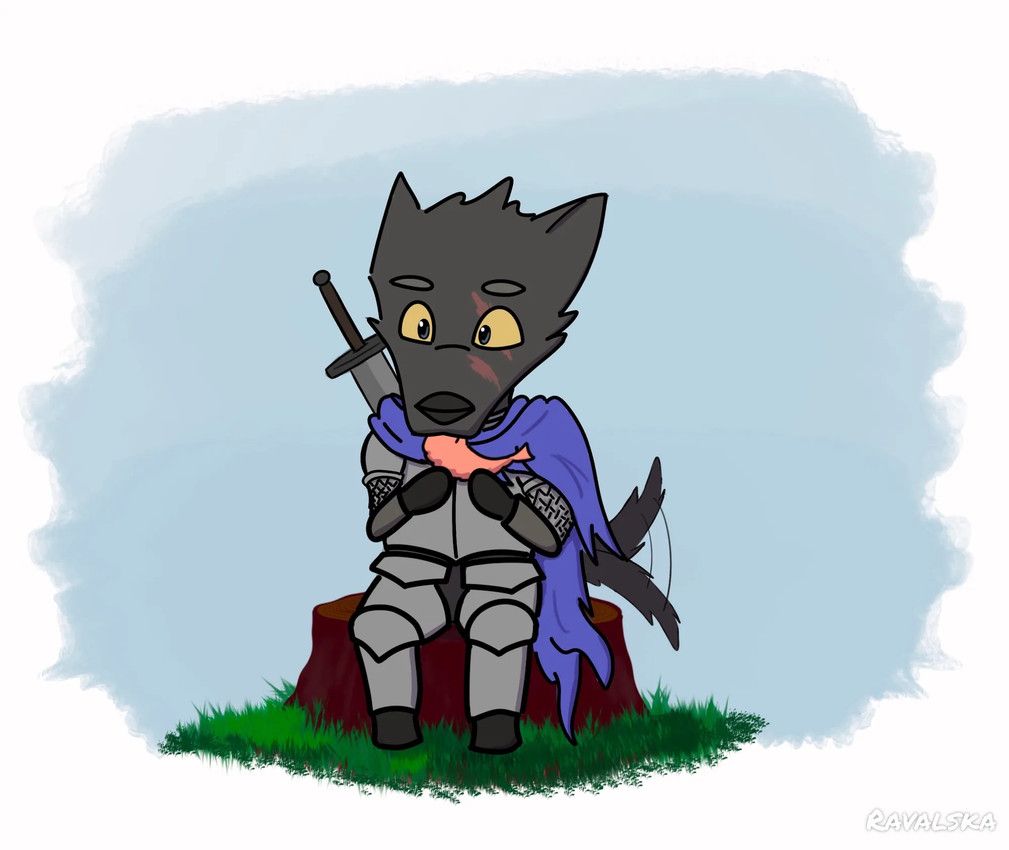 blaidd_(elden_ring), elden_ring, fromsoftware, ravalska, anthro